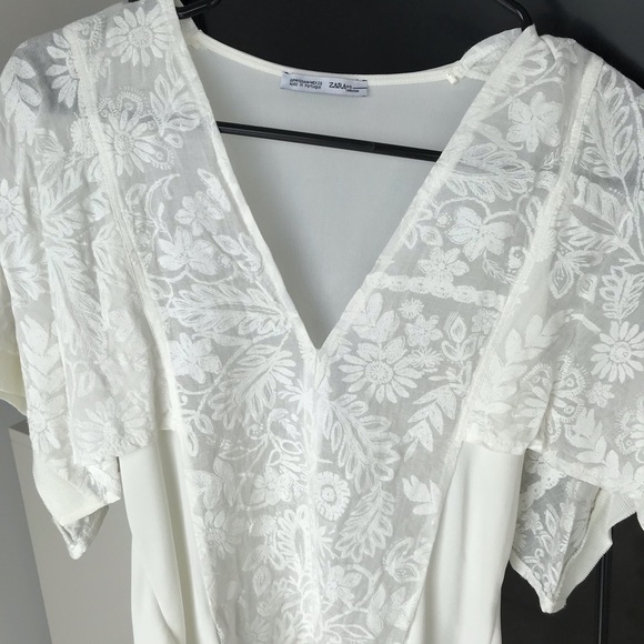 Top Zara white - Picture 4 of 5